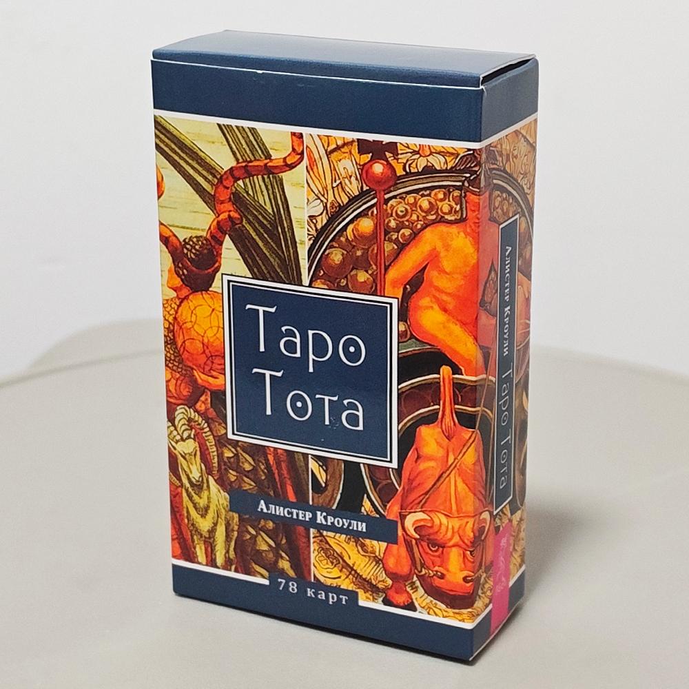 Aleister Crowley Thoth Tarot Deck 78 Tarot Cards 10.3*6cm in Russian Language Divination Oracle Card Set