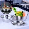 Germany Multifunctional Stainless Steel Basin,Stainless Steel Bowl With Grater Lid,5 In 1 Vegetable Cutter With Drain Basket, Grater Strainer And