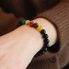 Natural black agate bracelet, red agate bracelet.fashion women daily jewelry gift