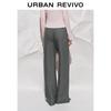 UR 2025 Autumn Women's Casual High-Waist Flared Pants