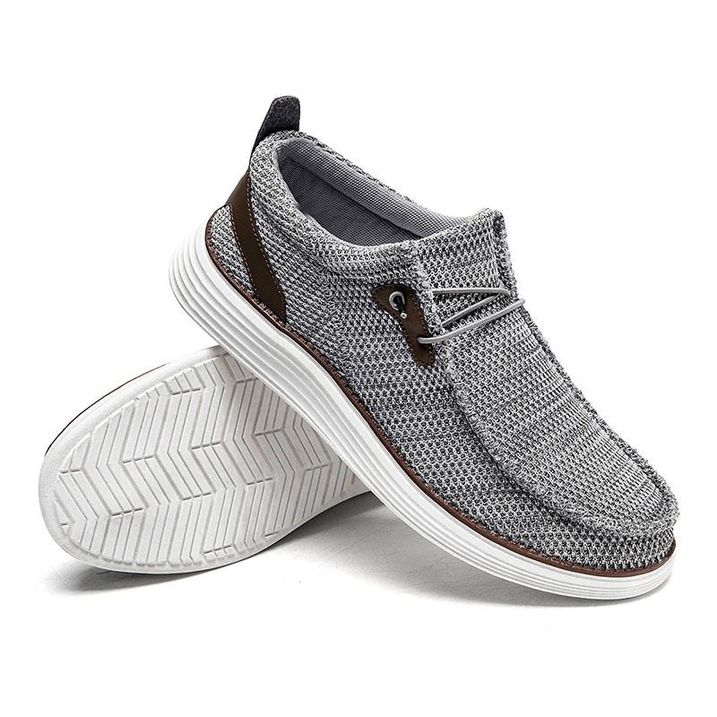 Fashion Fujeak Lightweight Men Shoes Loafers For Men Comfortable Breathable Walking Sneakers Tenis Jogging Casual Gym Footwear