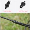 4/7mm Hose to 8/11mm Hose Straight Connector Garden Greenhouse Agriculture Micro-spray Irrigation Multi-barbs Joint 20/50/100Pcs