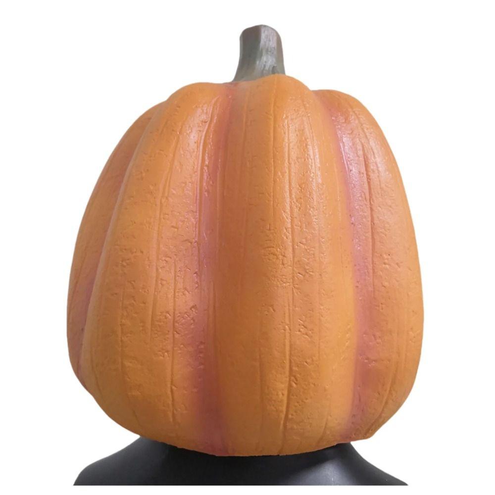 Latex Halloween Pumpkin Head Mask Novelty Scary Pumpkin Mask Masquerade Mask  Carnival Event