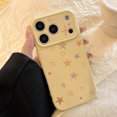 Carcasă creativă cu stele pentru telefon este potrivită pentru iPhone 15 iPhone 16 iPhone 17