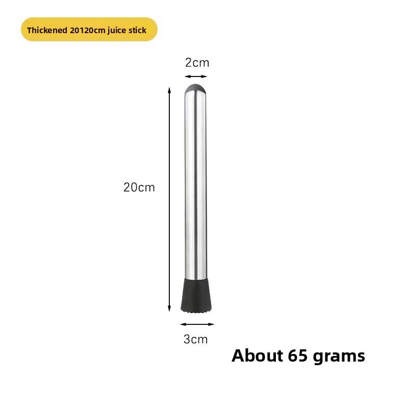 

1 шт. Измельчитель для эскимо из нержавеющей стали, Измельчитель для коктейльных палочек, Лимонный молоток, Соковыжималка, Молоток для льда для коктейлей, Палочка для измельчения 21cm straight tube
