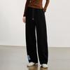 Women's Embroidered Cotton-Blend Casual Arc Pants