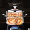 Yingbai 316L Triple-Ply Stainless Steel Soup Pot