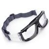 Sports Goggles UltravioletProof Impact Resistance Scratchproof Football Protective Glasses(Black )