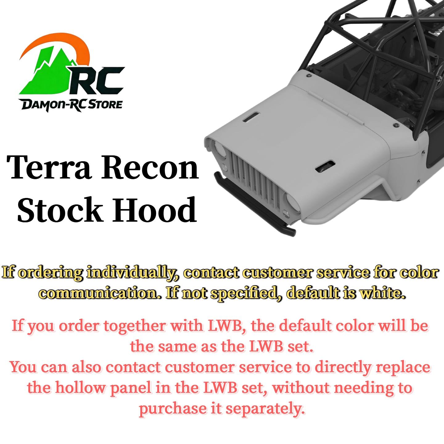 

[KNIGHTCUSTOMS]Terra Recon conversion set for Vanquish Products H10 Optic 1/10 Crawler,Accessories for vp H10 Upgrade Parts