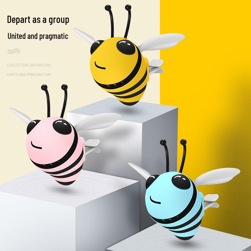 Little Bee Car Air Vent Perfume - Cartoon Fragrance Aromatherapy Burner and Decor