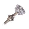 2pcs 30mm Universal Car Push Button Quick Release Hood Bonnet P Lock Clip Bumper Latch Silver