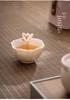 Pink Flower Petal Chinese Style Tea Cup for Personal Use