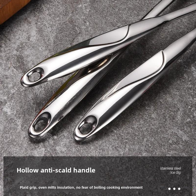 Non-Magnetic S-Shaped Stainless Steel Handle Kitchen Utensils Set Six Pieces Hollow Handle Wok Spatula Mermaid Porridge Spoon