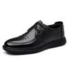 Fashion Classic Handmade Man Oxford Shoes Wedding Dress Shoes Genuine Leather Men Business Formal Flats High Quality Men's Casual Shoes