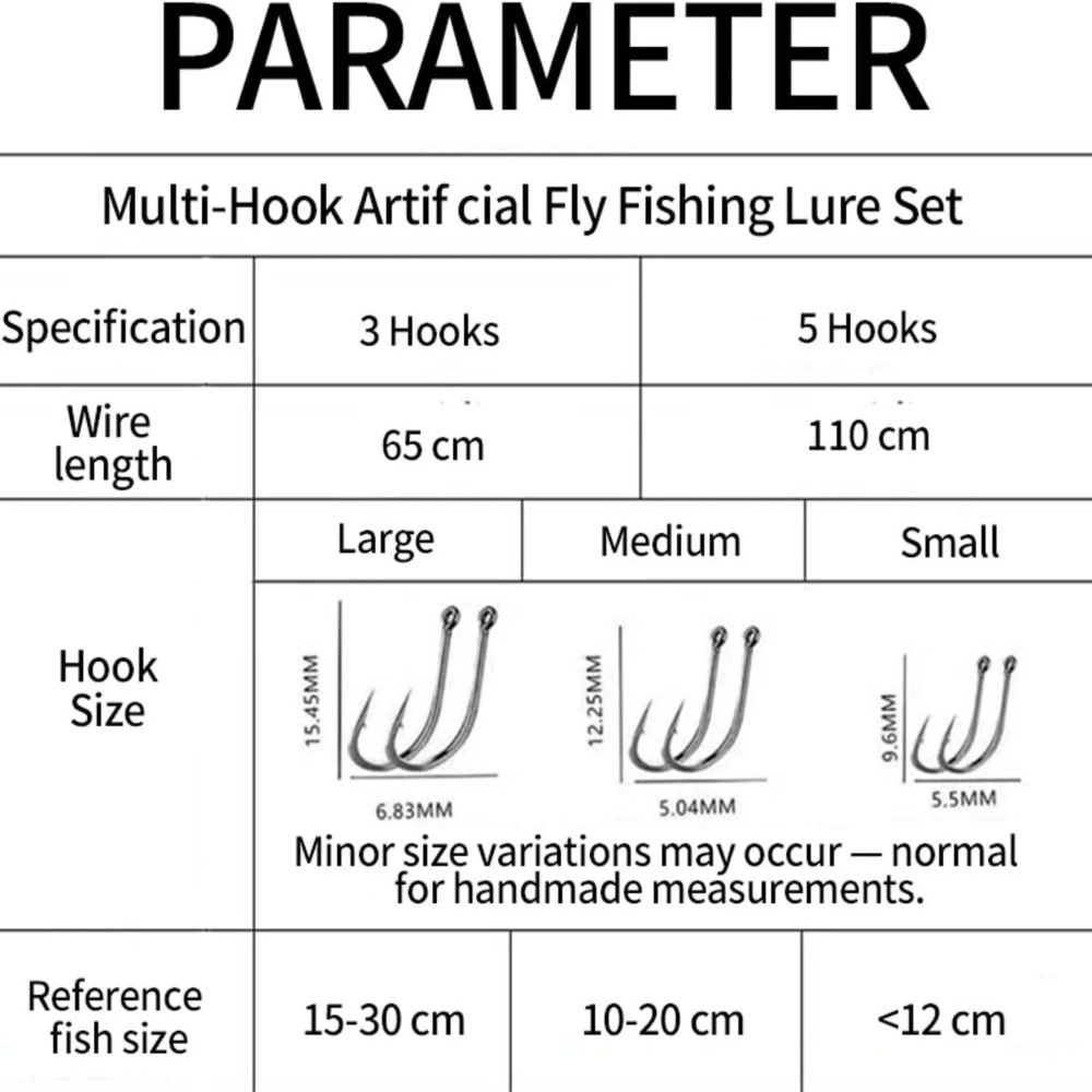 Set da 2 Pezzi con Ami Esca Artificiale da Pesca a Mosca Antiruggine Con Ausili per il Lancio Esca Bionica da Pesca a Mosca Attrezzatura da Pesca Resistente