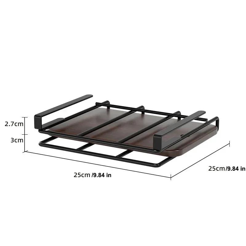 Kitchen Non-punching Multi-functional Pot Lid Cutting Board Placement Storage Rack Cabinet Hanging Cabinet Lower Hanger Wok ring