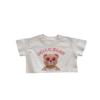 2023 Summer Cartoon Bear Cotton T-Shirt for Kids – Trendy Short Sleeve Top for Boys and Girls