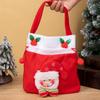 Saco de Doces de Natal Bolsa de Feriado de Inverno com Cordão Sacola de Lembrancinhas Para o Natal Para Balas Gelatinosas Pirulitos Chocolate Brinquedos Durante a Pré-escola