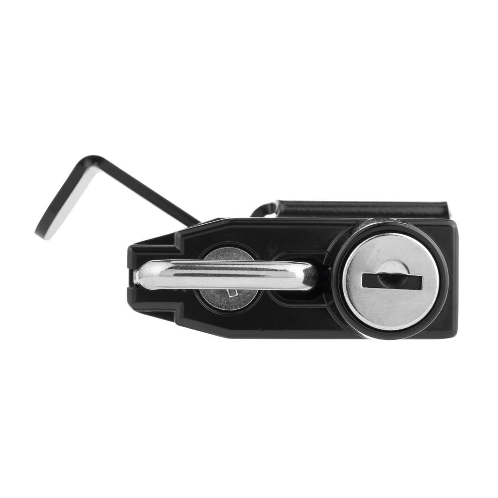 Kijima HTR-05012 Motorsykkelhjelmlås, Stål, Svart, Triumph Speed 400/Scrambler 400X ('24-)