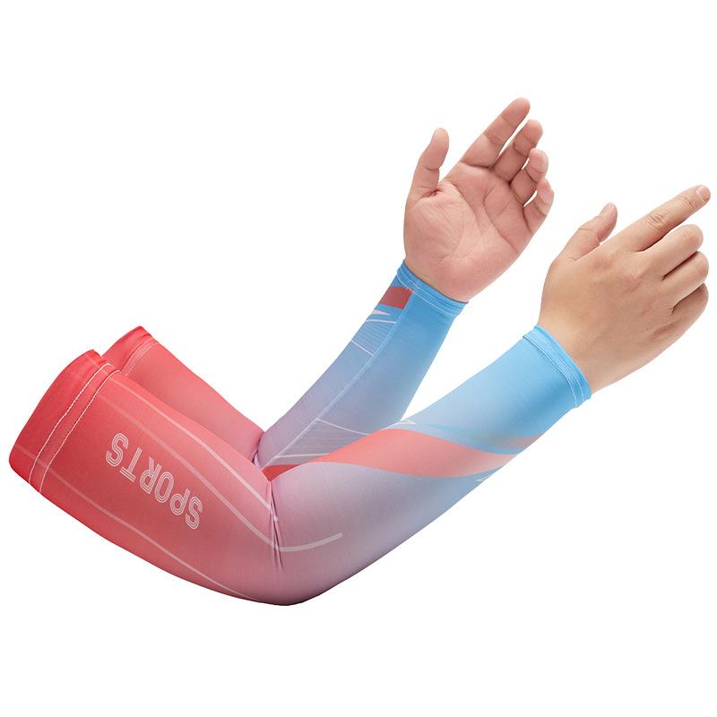 Cycling Ice Sleeves for Men Summer Sports Ultraviolet-proof Cuff Driving Sun Protection Arm Sleeves Hiking Colorful Fishing