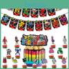 Garten Of Banban Birthday Party Decoration Set With Balloon Banner And Inserted Balloons