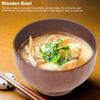 Salada de Frutas Macarrão Arroz Jantar Tigela de Madeira Utensílios de Cozinha Recipiente para Alimentos Louça Grande 14cm