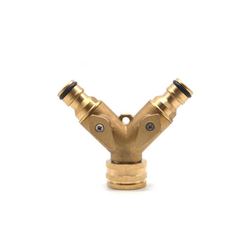 Garden Irrigation Hose Pipe Valve Splitter Quick Connector Hose Faucet Adapter Tap Irrigation Valve