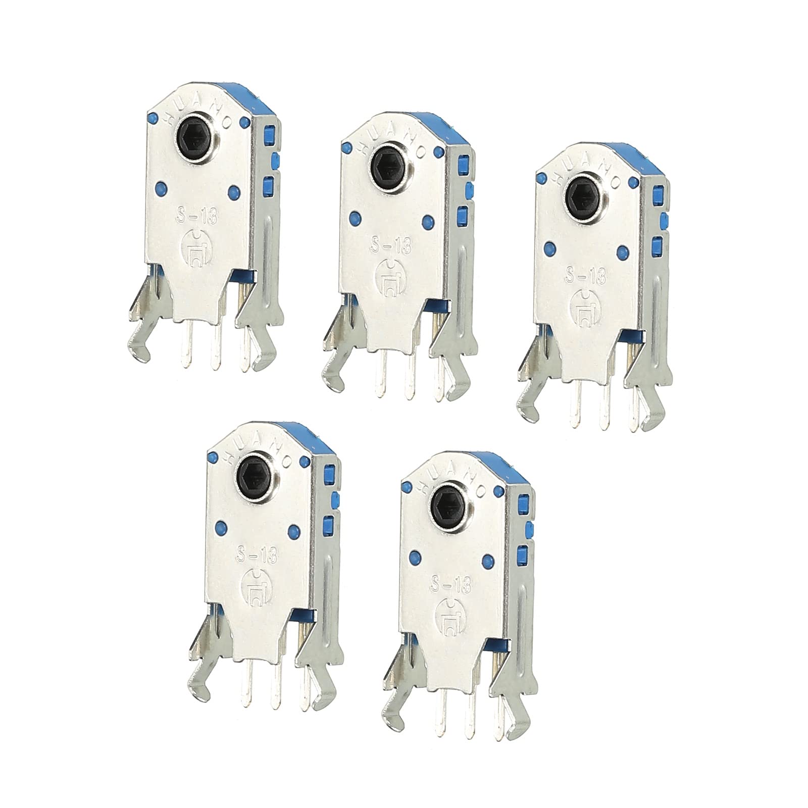 

uxcell Енкодер коліщатка миші 300W Time Високоточний декодер Обертання Коліщатко прокручування миші Енкодер 5 шт. 13 мм срібний