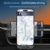 New Car Mount with Wireless Charging and Type-C Data Cable, Smart Sensor Phone Holder That Does Not Block the Camera