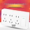 Ultra-Thin Surface-Mounted Single-Pole Switch & Socket Panel for Home Walls