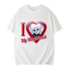Sommar Herr Bomulls T-shirt Jag Älskar Min Pojkvän Satoru Gojo T-shirt Tecknad Grafisk T-shirt Extra Stor Streettopp