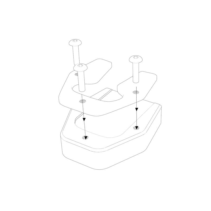 Motor For Sportster S RH1250 1250S Motorcycle Foot Side Stand Enlarger Plate Kickstand Enlarge Extension 2024