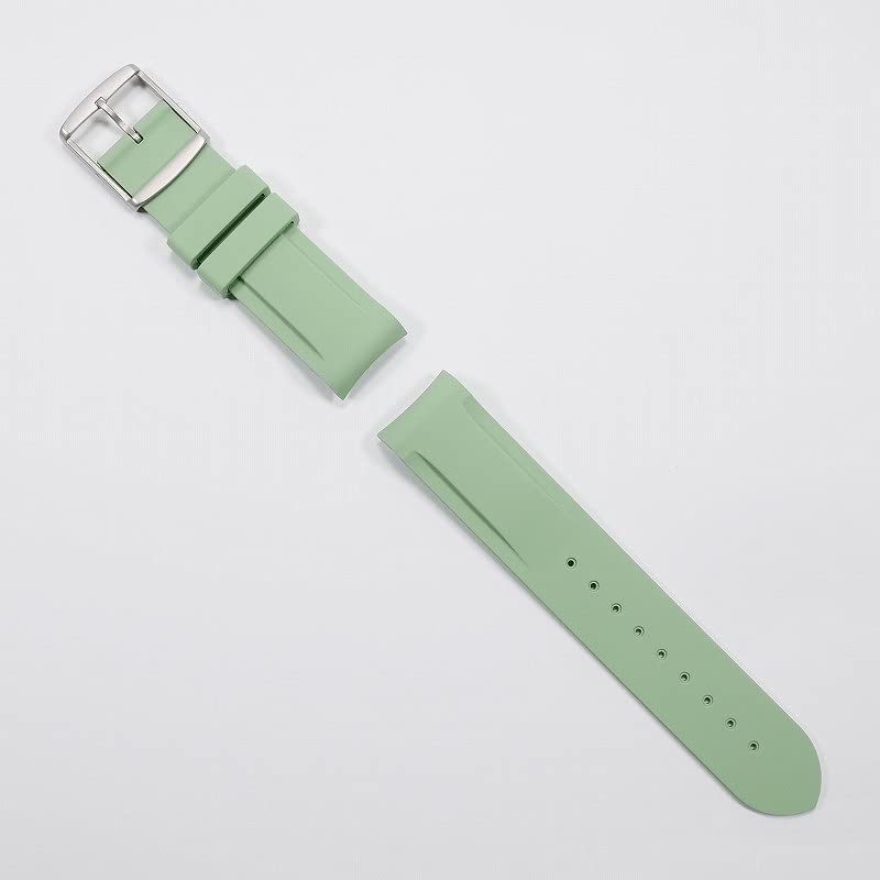 Swatch X Omega Exclusive Rubber Strap with Buckle (Light Green)