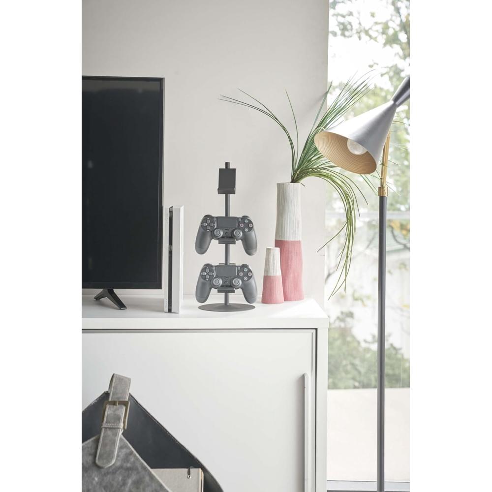 Yamazaki Game Controller Storage Rack Black Approx W17xd17xh38.5cm Smart Charge 