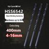 Black Nitride Extended HSS Straight Shank Twist Drill