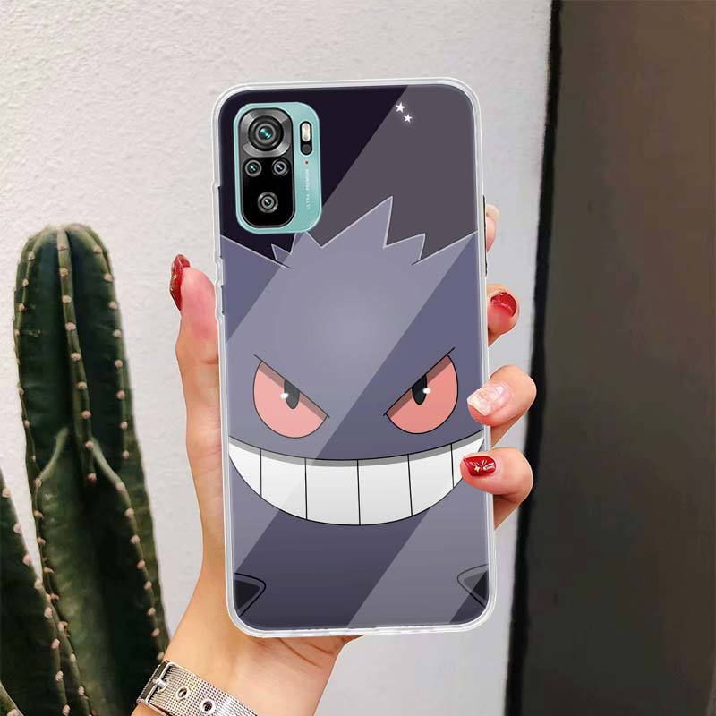 Pokemon Pikachu Anime pro Xiaomi Redmi Note 10S 10 11S 11 9S 9 8T 8 Pro Pouzdro na telefon 11T 5G 11E 9T 7 6 5 5A 4X Fundas Cover Coque