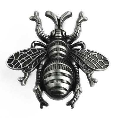 European Retro Bee Shape Drawer Handles Zinc Alloy Furniture Wardrobe Knob Kitchen Cupboard Drawer Door Vintage Pull Handles