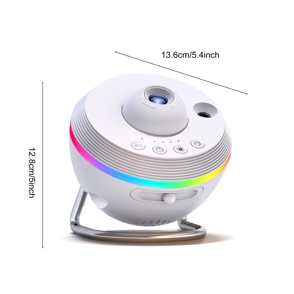 Projekcja światła w kształcie kuli kosmicznej, sypialnia, lampa gwiaździstego nieba, lampa z efektem meteorytu, lampa dekoracyjna RGB