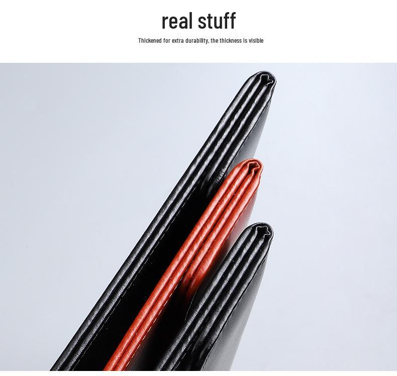 A4 Business Leder Klemmbrett mit Magnetverschluss und Logo Druckoption