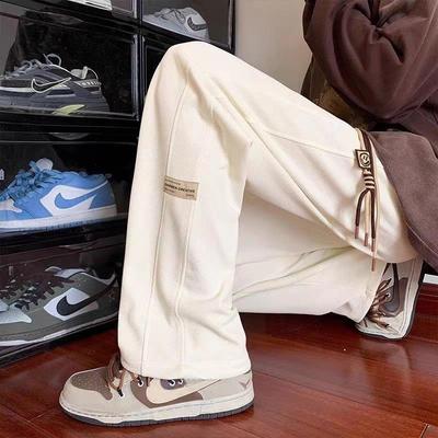 Men's Lightweight Wide-Leg Casual Trousers