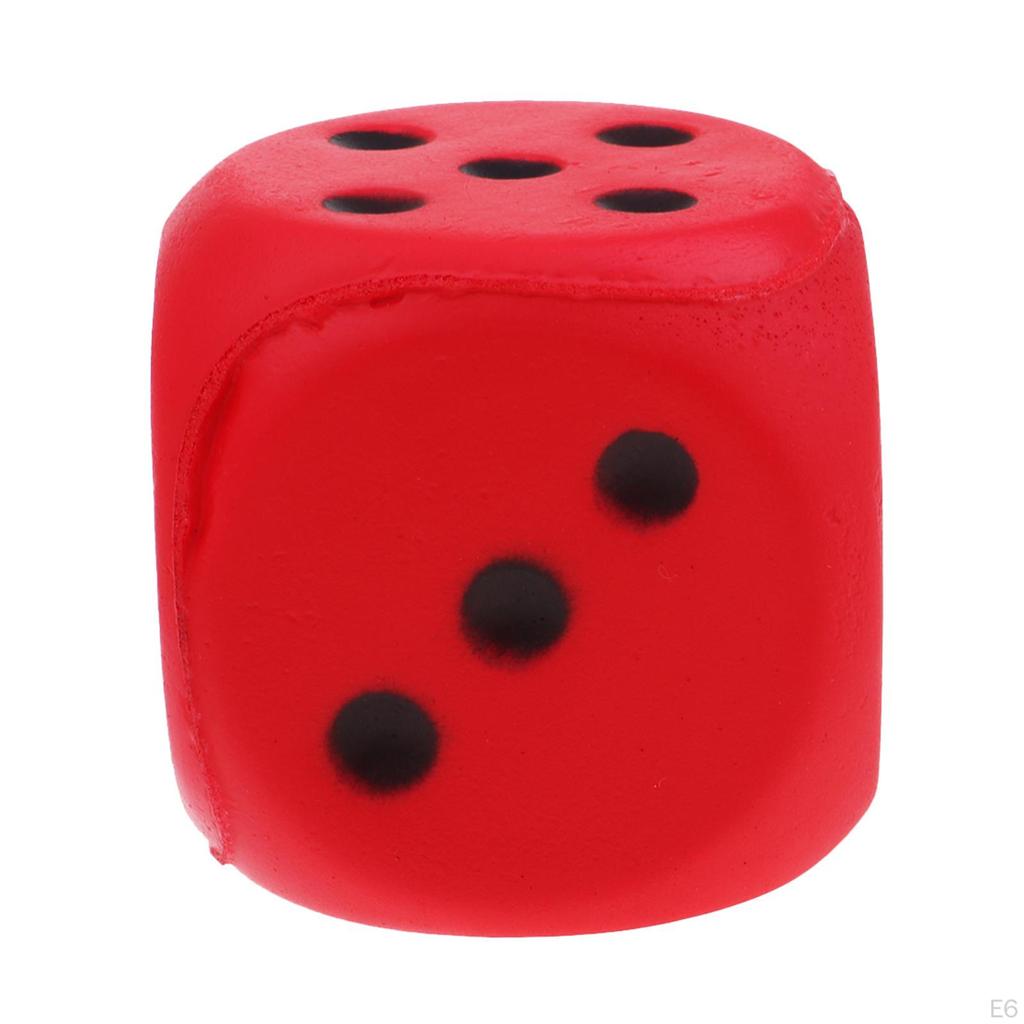 Kostki Kropkowane 4cm Zabawki Edukacyjne dla Dzieci 6-ścienne do Domowych Gier Żółte