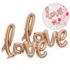 42" Rose Gold Script Love Letter Foil Balloon For Wedding Engagement Decor
