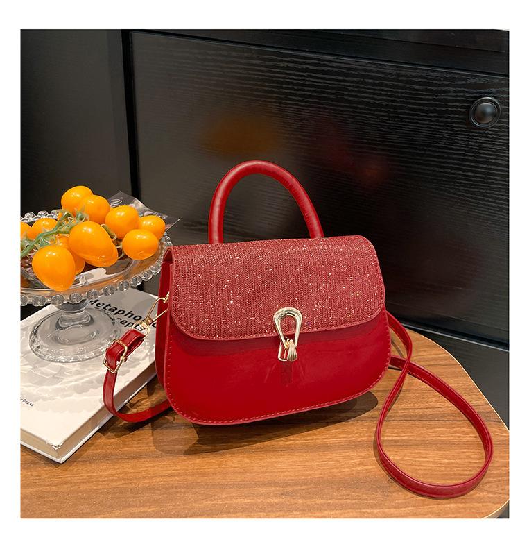 New Spring and Summer Foreign Style, Advanced Texture Temperament, Versatile Light Luxury, Niche Atmosphere, Portable Shoulder Messenger Bag for Women