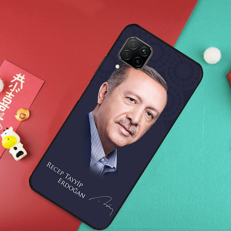 President Turkiet Recep Tayyip Erdogan För Huawei Nova 11 Pro 9 10 SE 7i 8i 11i 12i Y73 Y72 Y61 Y91 Y90 Y70 Y60 P30 P40 Lite Fodral