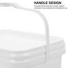 Painting Storage Bucket Plastic PP Handled Lightweight Paint Container for Varnish Pigment Art Painting Bucket