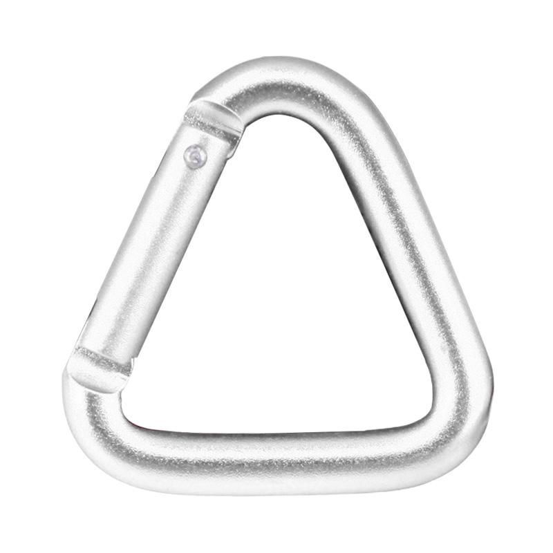Aluminum Alloy Outdoor Triangular Carabiner Locking Carabiner Clip Keychain Clips for Backpack Camping Hiking Traveling