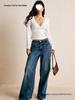 European & American Slim V-Neck Lace Long-Sleeve T-Shirt for Women - Autumn/Winter Temperament Base Top