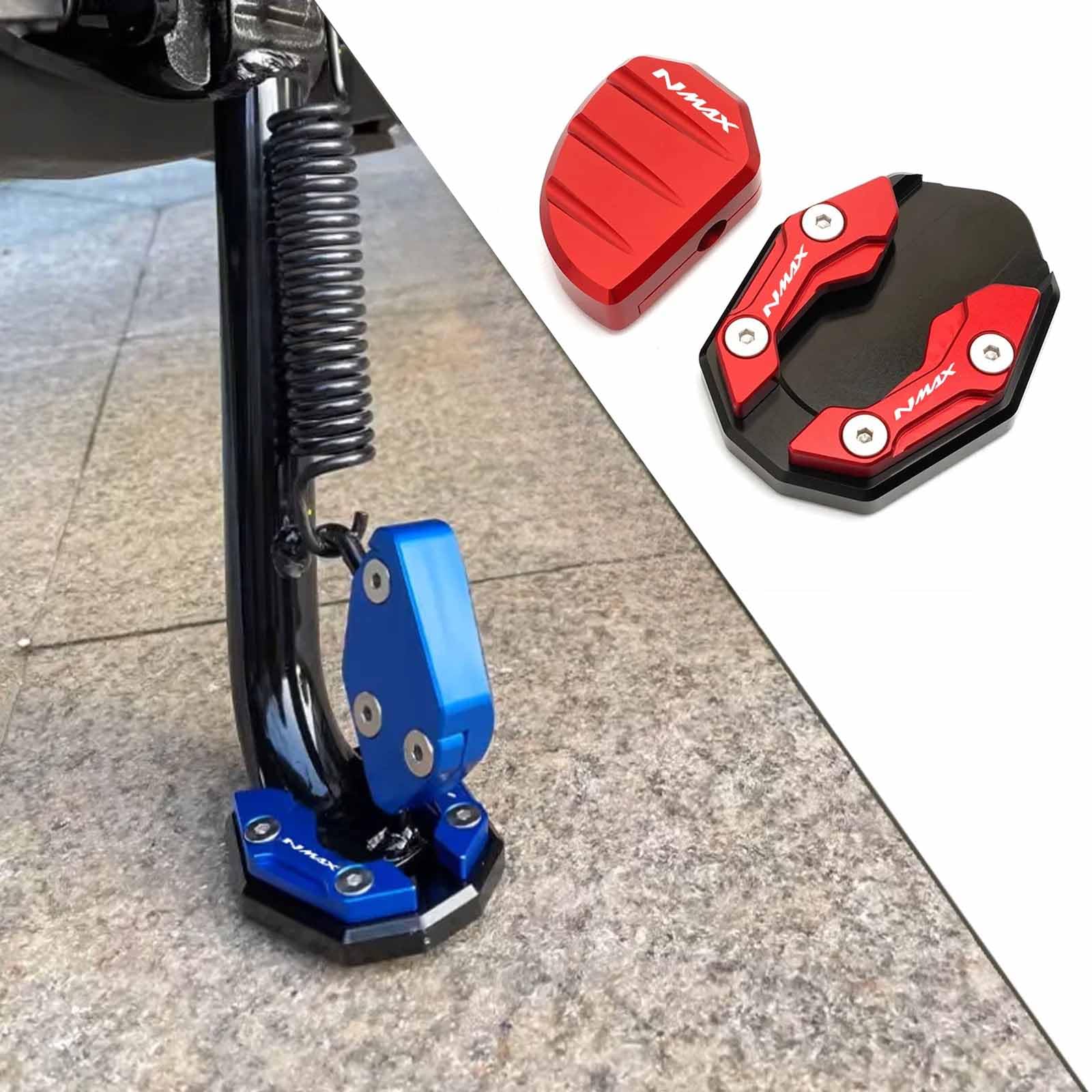 

For N Max 155 NMAX155 2025 N-MAX155 N-MAX155 N MAX155 Accessories Kickstand Side Stand красный