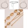 Metal Cloud Waist Chain For Women With Retro Engraving And Geometric Elements Spring