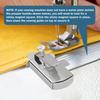 Magnetic Seam Guide for Sewing Machine Multifucntional Straight Line Hems Sewing Ruler Universal Sewing Machine Attachments